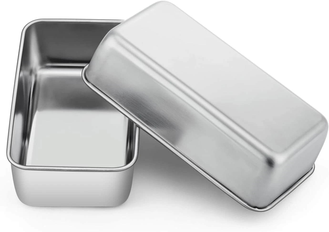 Loaf Pan Set 9 x 5 Inch Bread Pans Stainless Steel Loaf Toast Baking Pans For