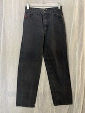 Vintage Bugle Boy 750 Jeans Boys 16 R Black Jeans