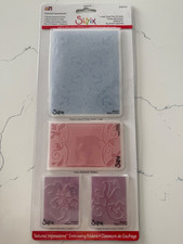 Sizzix Textured Impressions Large Folder 5 PC Ornate Flowers Frame Craft Art