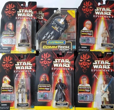 New Hasbro Star Wars Episode 1 COMMTECH Pick Your Figure Combined Shipping