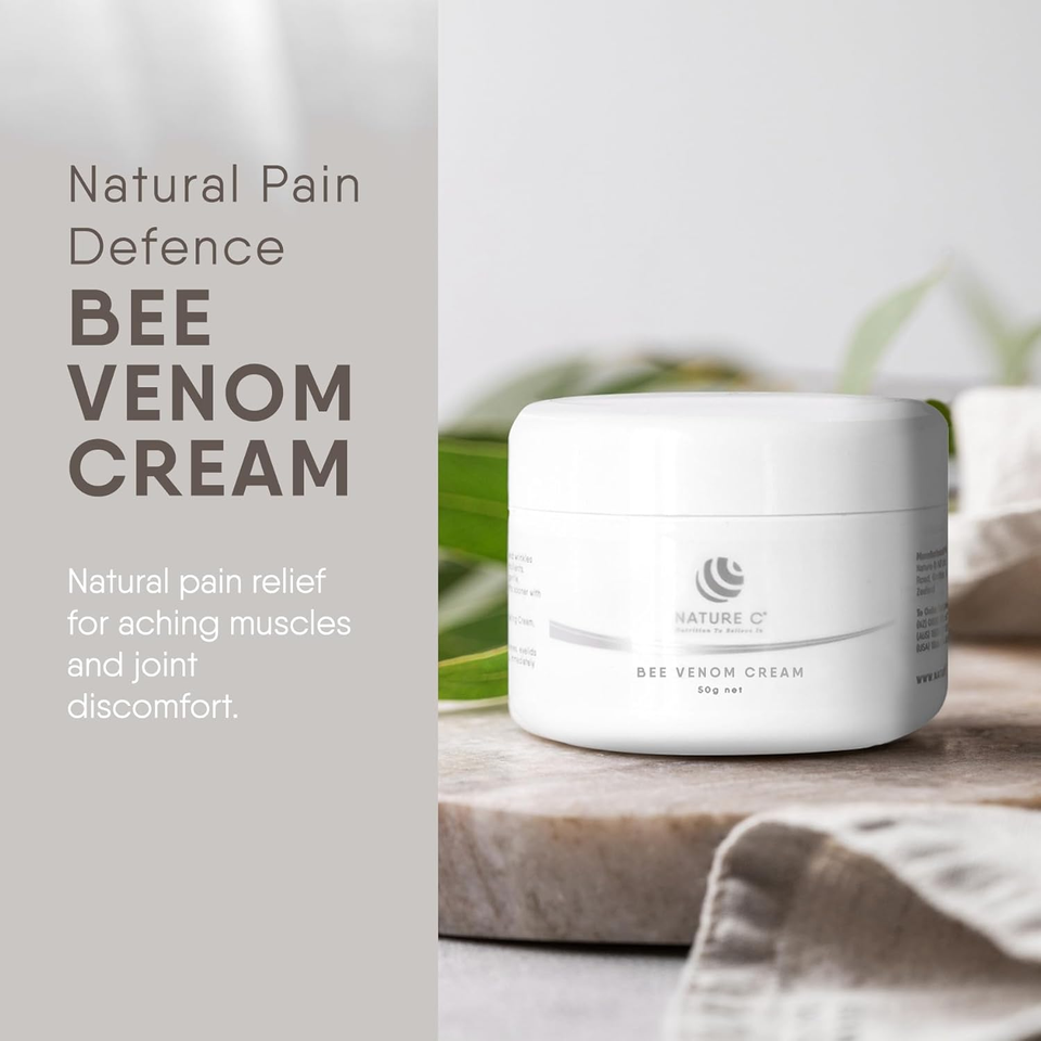 Naturebee Bee Venom Cream Natural Pain Relief for Joint & Muscle Pain