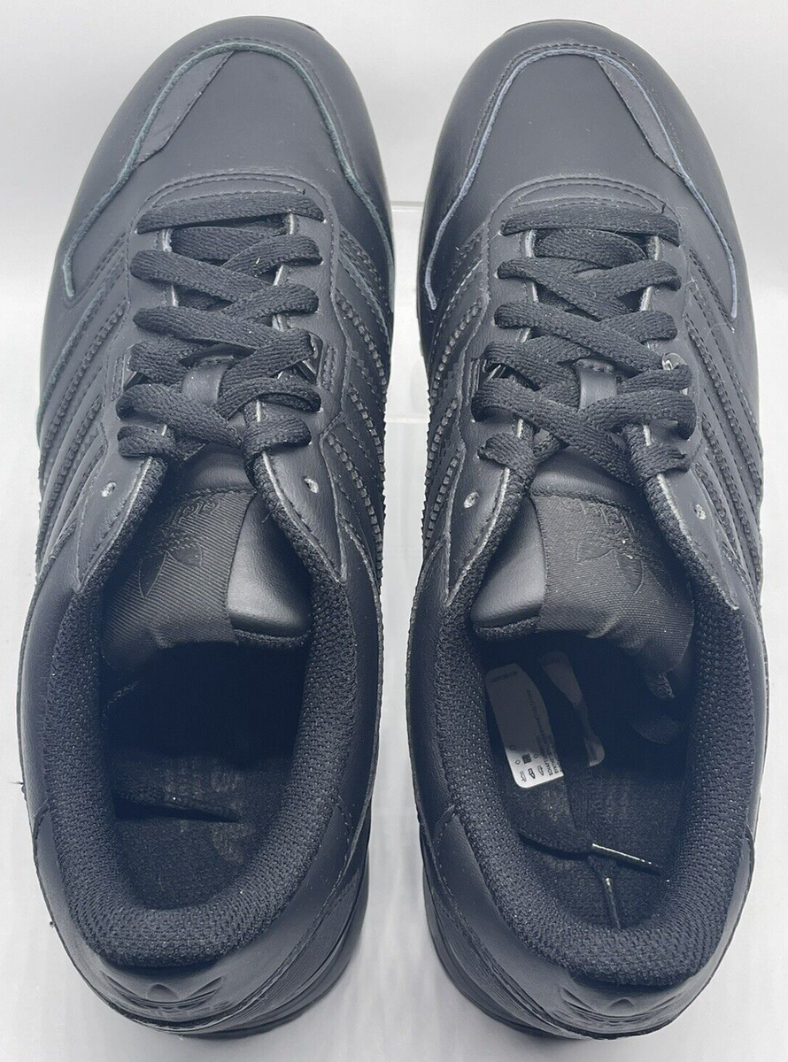 adidas Originals Mens ZX 700 2016 Triple Black Leather adidas Originals Mens ZX 700 2016 Triple Black Leather