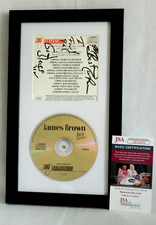 James Brown Signed Auto💎 JSA CD Framed Live At Apollo Sex Machine COA