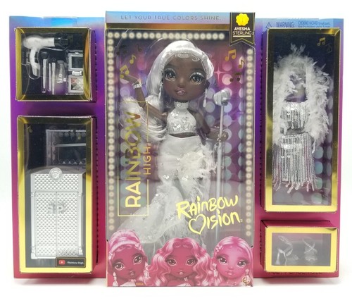 Rainbow High Rainbow Vision Divas - Ayesha Sterling (Silber) Modepuppe Spielset