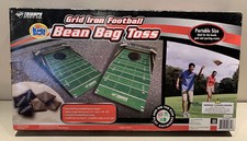 Grid Iron Football CornHole Bean Bag Toss Game Set, Portable Size With Bags. NEW