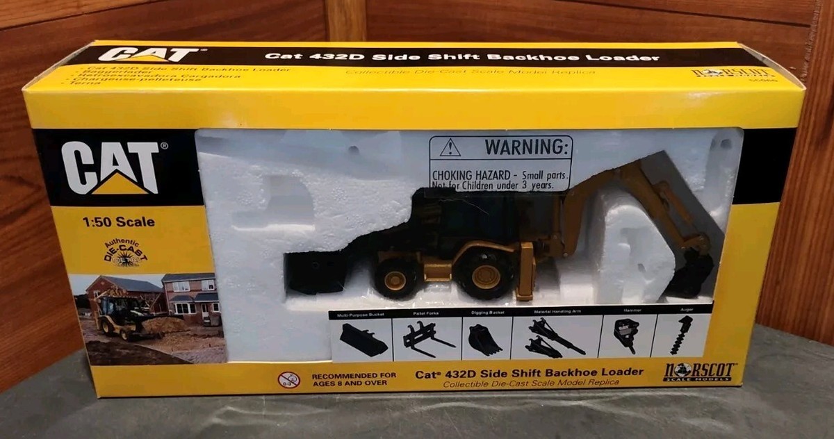 NORSCOTT CAT® 432D SIDE SHIFT BACKHOE LOADER 1:50 SCALE | eBay NORSCOTT CAT® 432D SIDE SHIFT BACKHOE LOADER 1:50 SCALE | eBay