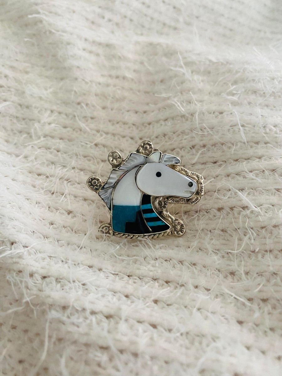 Cute And Important Zuni Eldred Martinez Turquoise Maiden Native American Jewelry Silver Earrings Cute And Important Zuni Eldred Martinez Turquoise Maiden Native American Jewelry Silver Earrings