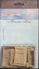 Aires Hobby 1/32nd Scale Resin CF-104G Starfighter Wheel Bay Item No. 2205