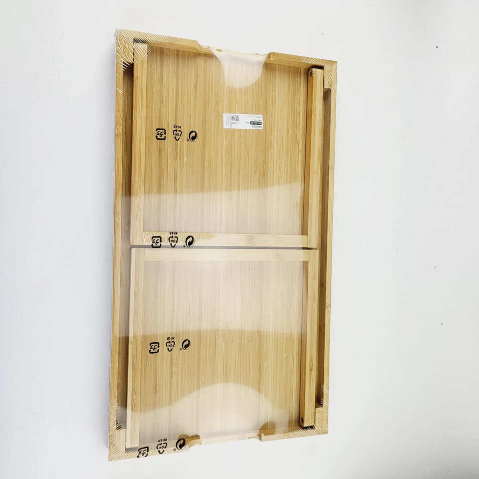 Ikea Resgods Breakfast Coffee Laptop Bed Tray Bamboo Handy Shelf Foldable Legs - Image 3 of 4