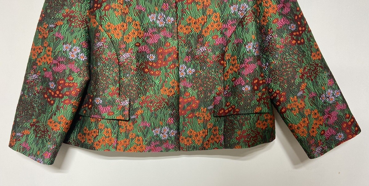 Zac Posen Wildflower Jacquard Jacket in Floral MSRP 1990.00