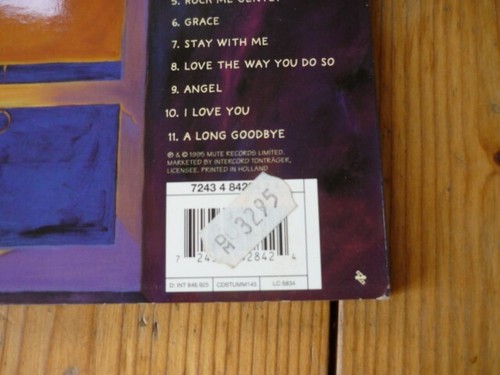 Erasure – Erasure DIGIPAK / MUTE RECORDS CD 1995 - Bild 3 von 3