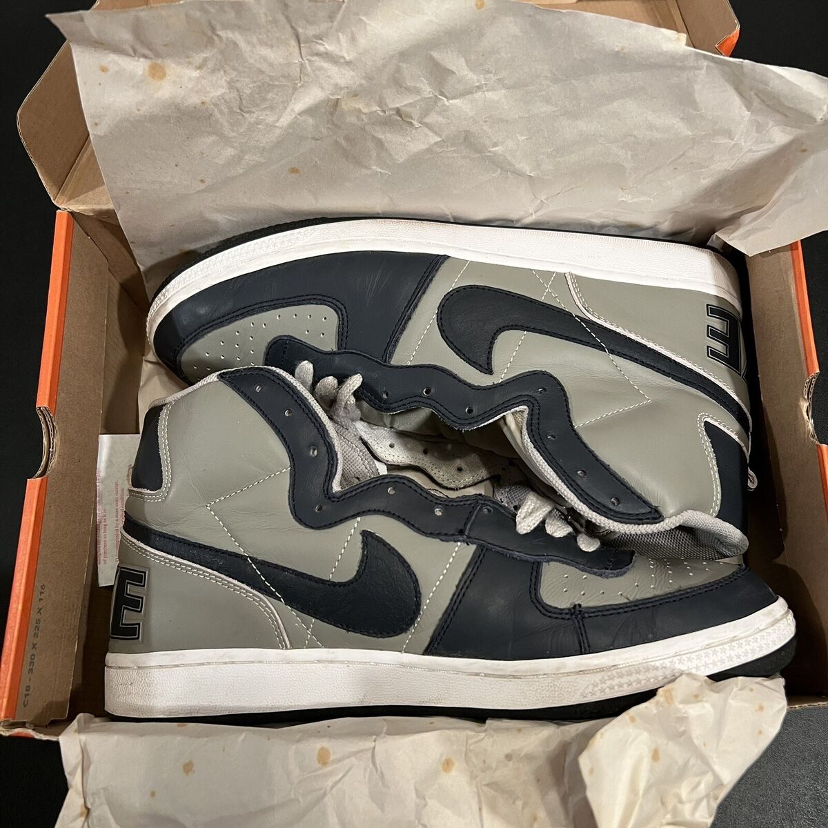 Nike Terminator High Sneakers Men's 11.5 Gray 307147-041 VTG Nike Terminator High Sneakers Men's 11.5 Gray 307147-041 VTG