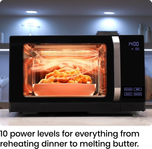 Effortless Cooking with Eco-Friendly Countertop Convection Microwave - 6 Presets - Picture 6 of 9
