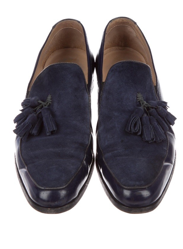 Mens Mr. Hare loafers Mr Hare Black Leather Tassel Loafers Size 11 UK main image 4