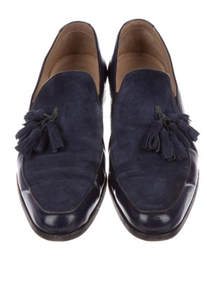 Mr.Hare suede Loafers Mr.Hare Loafers Green Suede LEather UK Size 3 Womens Flats  main image 2