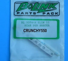 Bolink BL-5374-A Eliminator 12 Rear Pod Braces Vintage RC Part