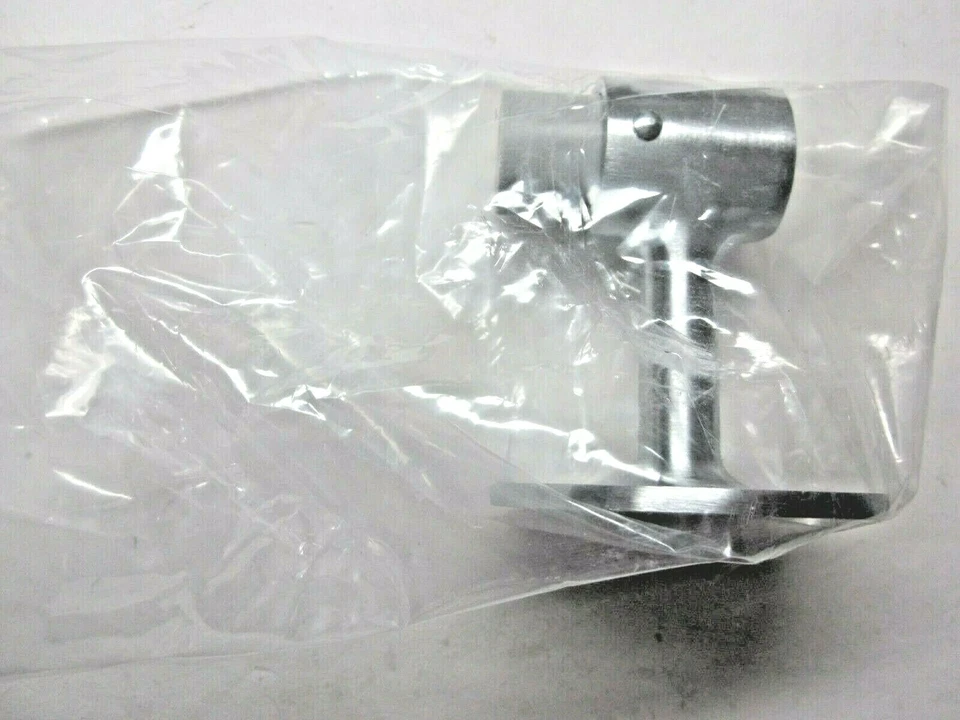 Parachoques Rockwood 470 montaje en piso 3" cromo satinado para puerta DuraFlex alta calidad Foto 3 de 4