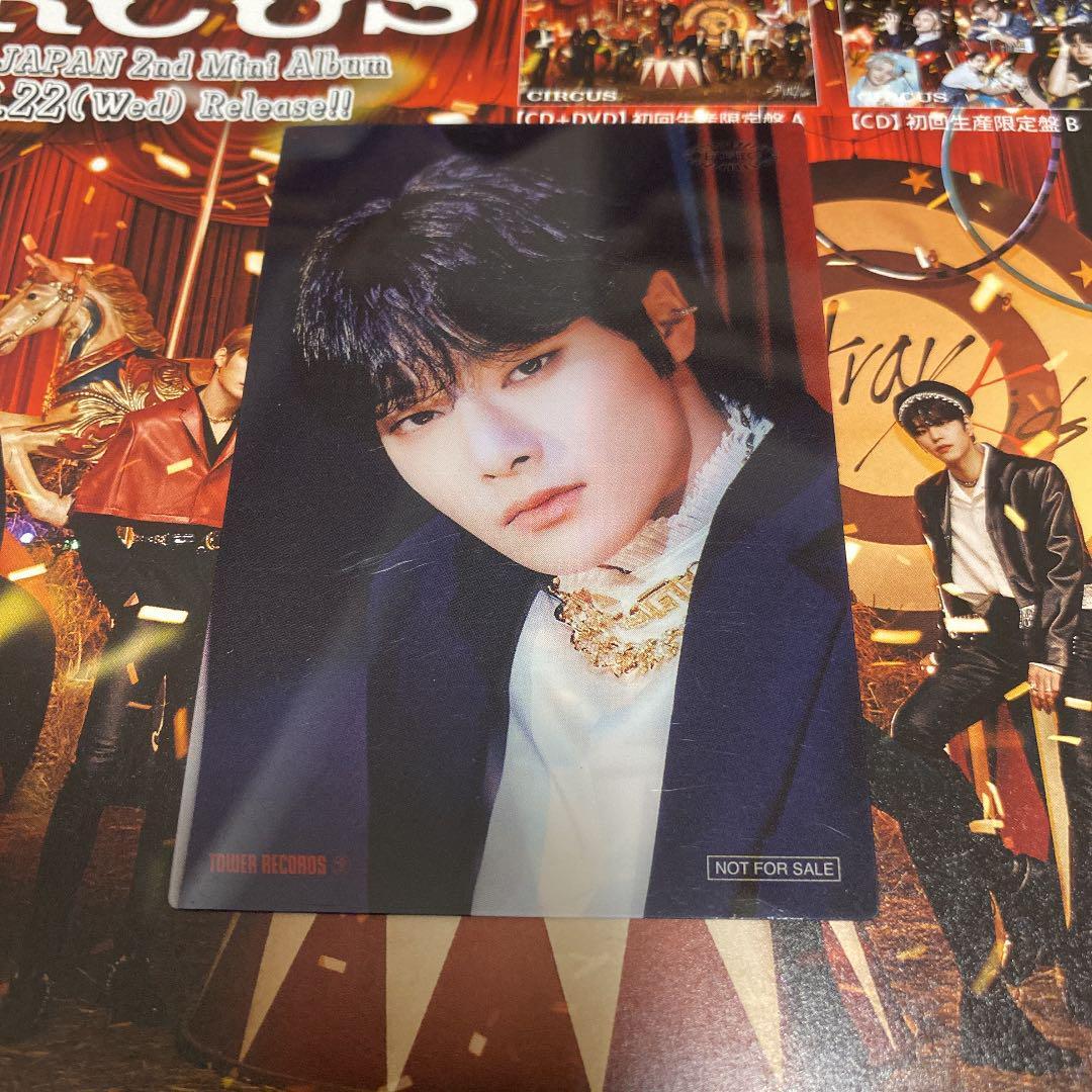 Stray Kids スキズ リノ タワレコ 当選 ポラロイド CIRCUS Stray Kids CIRCUS Tower records Official Photocard HMV Transparent
