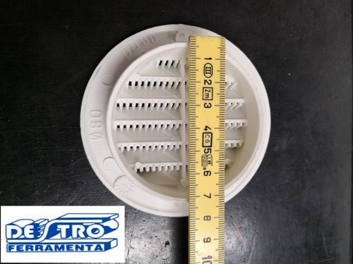 GRIGLIE PORTINE AERAZIONE PLASTICA MM.80 PZ.2 - Foto 2 di 2