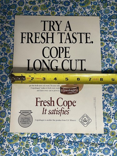 Vintage 1998 Copenhagen Long Cut Print Ad Fresh Cope Smokeless - Picture 6 of 7