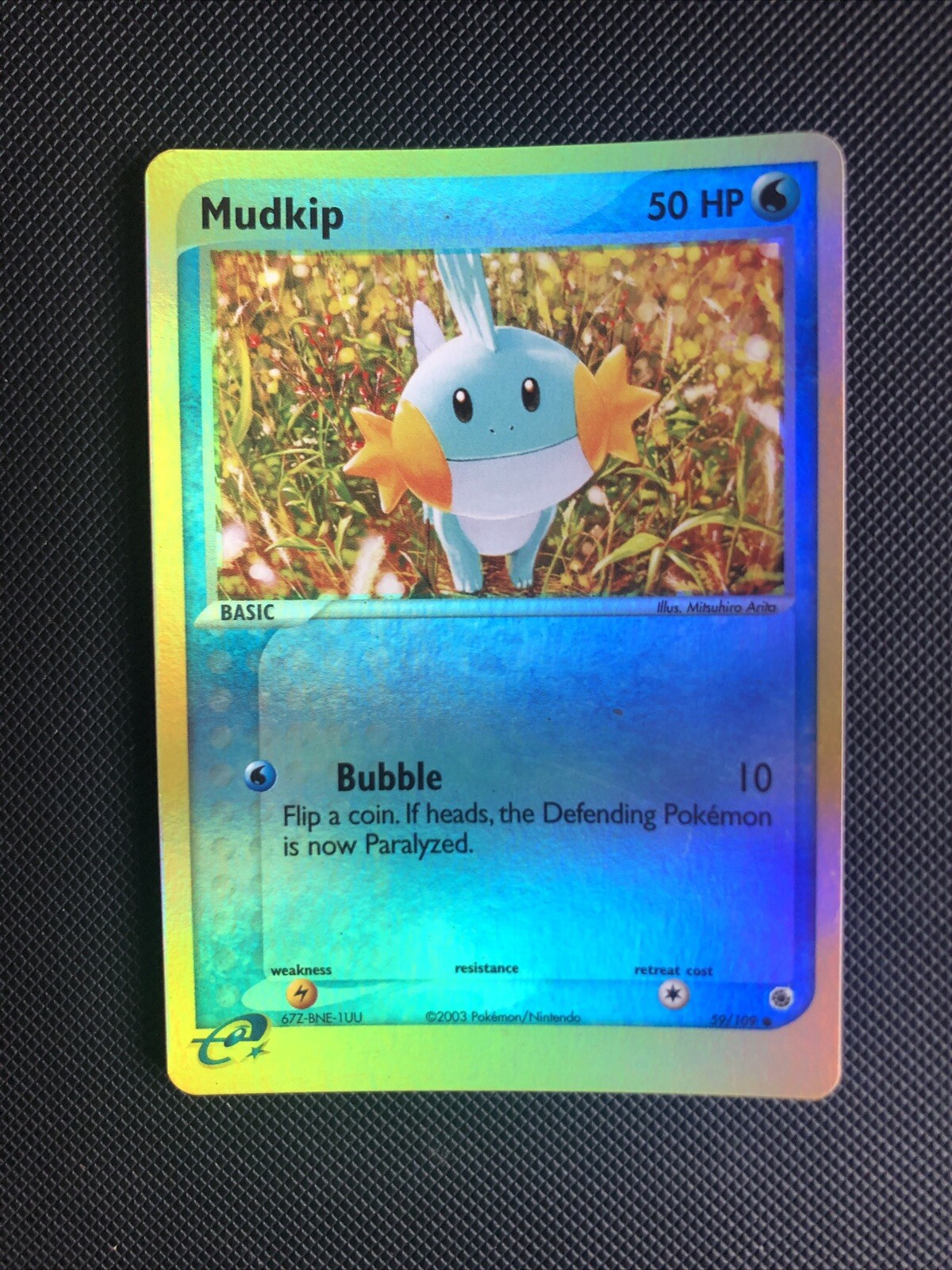 Mudkip | 59/109 | Reverse Holo | Ex Ruby & Sapphire | NM