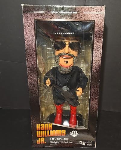 VTG 20" Hank Williams JR. Dancing Singing Toy Doll Born to Boogie - READ - Bild 2 von 16
