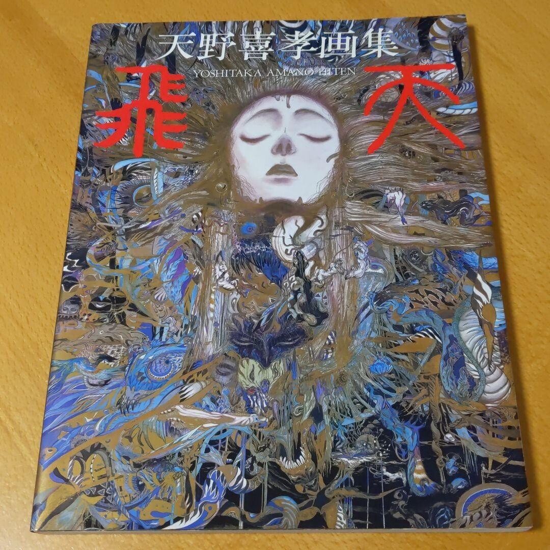 Yoshitaka Amano art book Hiten illustration Used | eBay