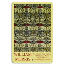 William Morris Tulip & Rose Pattern (1890) - Birmingham Museum