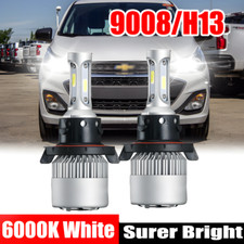 Faro LED H13/9008 bombilla alta baja para Chevy Spark LS hatchback 4 puertas 2013-2020