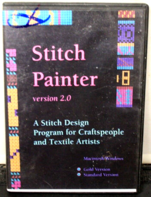 CD Stitch Painter 2 Gold Stitch Design Craftspeople & Textile Artists Ver 2.0