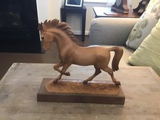 Vintage Horse Figurine 1957 Made In Germany Plastic Figure EUC