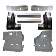 1999 2017 Ford Super Duty Rocker Panel, Inner, Floor & Cab Corner Kit 2 Door 8Pc