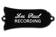 Engraved "Les Paul RECORDING" Truss Rod Cover for Gibson Guitars 2ply B/W