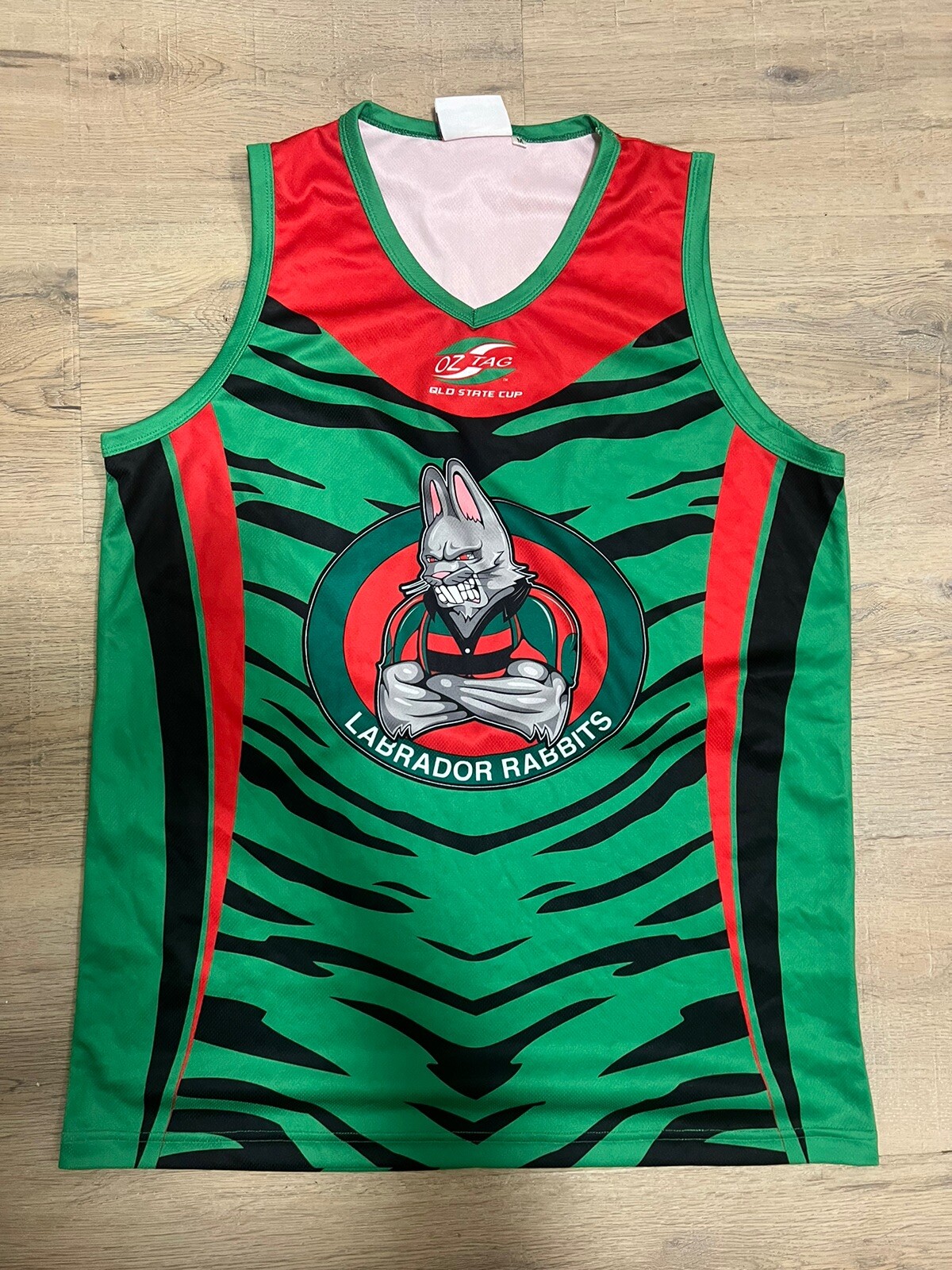 Labrador Rabbits Oztag Representative Singlet OES Mens M 80 eBay