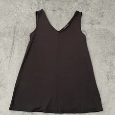 H by Halston Tank Top Womens XS Black Sleeveless Top Blouse Shirt Casual Basics