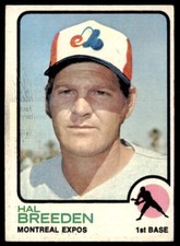 1973 Topps Hal Breeden Montreal Expos #173