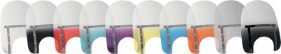 Memphis Shades 15in. Slim Windshield, Solar 9in. Cutout MEM4129