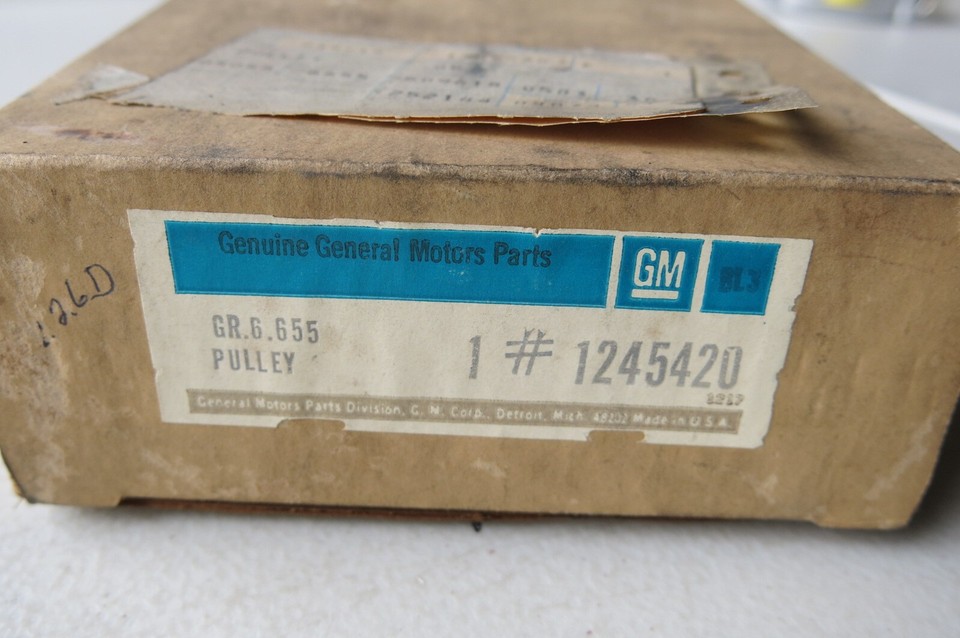Vintage GM Pulley 1245420 eBay