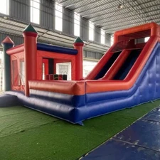 BRAND NEW INFLATABLE BOUNCE HOUSE READY TO SHIP  MEASUREMENTS 6x5x4.