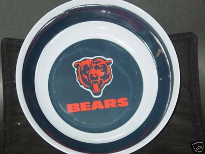 NFL Chicago Bears Plastic Pop Corn - Serving Bowls, NEW (Set of 2)