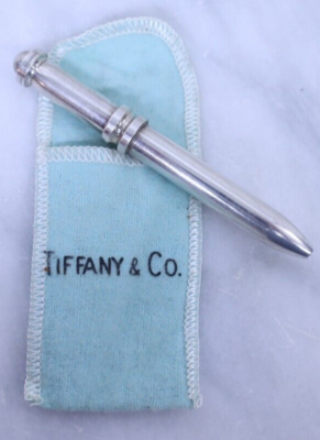 VINTAGE TIFFANY & CO. STERLING SILVER BALLPOINT PEN/DESIGNED BY