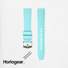 BLUE Rubber Watch Strap Band for Omega Swatch Speedmaster MoonSwatch Moonwatch