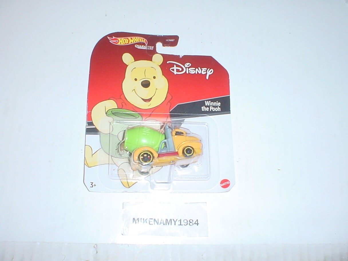 Hot Wheels Disney Winnie The Pooh Character Car - 2022 Release