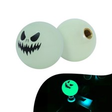 Funny Halloween Skull Smile-s1 Glow In Dark Green Ball Manual Gear Shift Knob