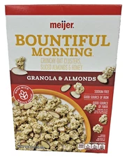 Meijer Bountiful Morning Granola with Almonds Cereal 18 oz