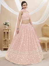 Traditional Wear Georgette Lehenga Choli With Dupatta For Festival