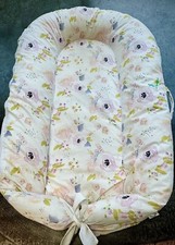 Custom Handmade Watercolor Floral Print DockATot Deluxe Bundle