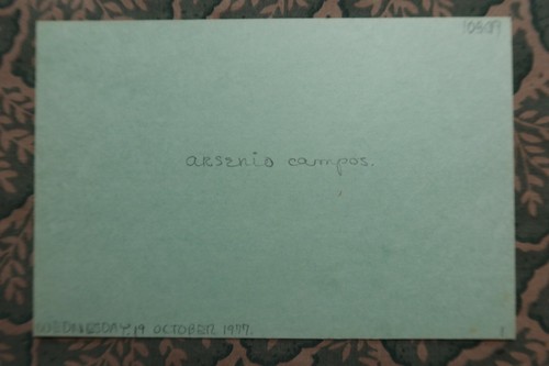 Arsenio Campos - CINE MEXICANO - La huella - Soy tu dueña - Autografiado 1977 - Imagen 2 de 2