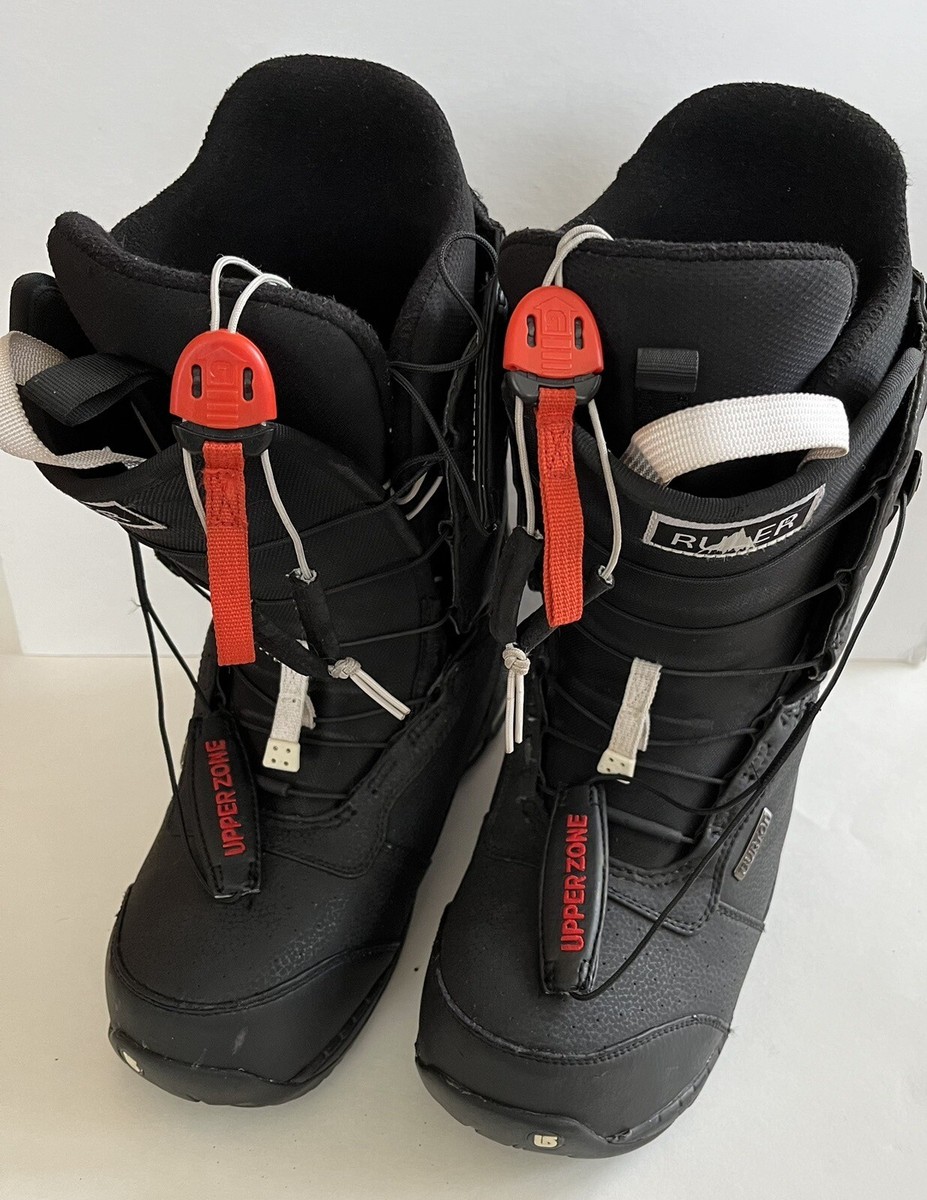 Burton Ruler Imprint2 Mens 9 Snowboard Boots Black Used Only Burton Ruler Imprint2 Mens 9 Snowboard Boots Black Used Only