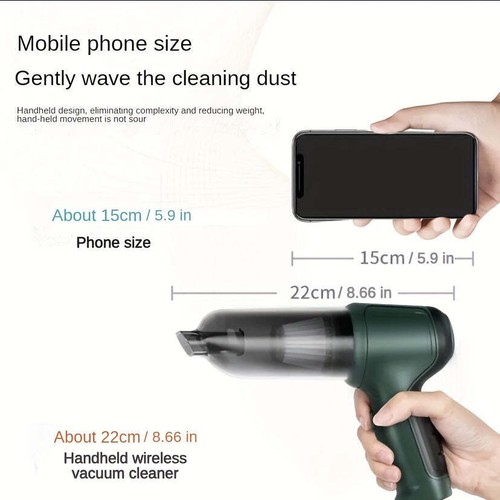 Wireless Vacuum Cleaner With A High Power, Which Can Be Used For Suction, Air Ex - Picture 2 of 8